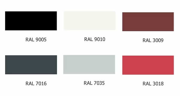 Boyalı Profil Renk ve Yüzey Seçimleri